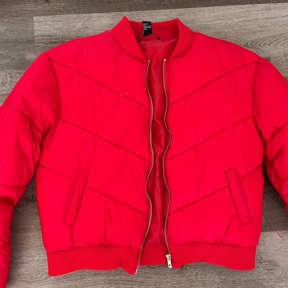 Red Puffer Jacket